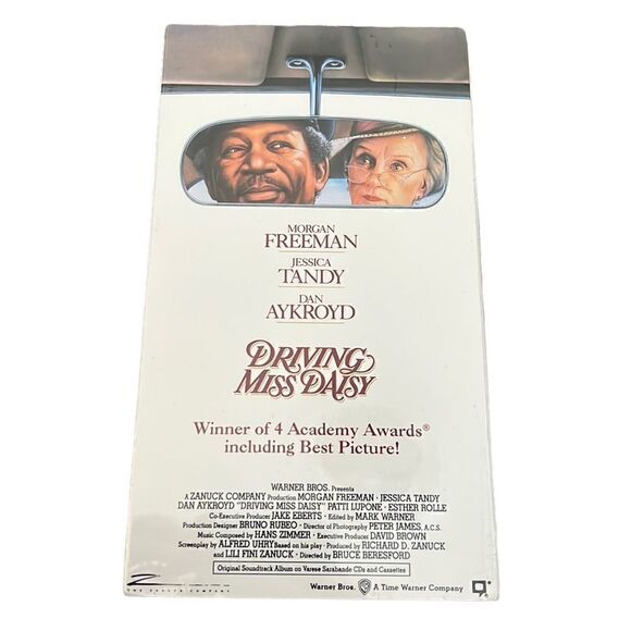 Driving Miss Daisy VHS Tape Morgan Freeman Jessica Tandy Dan Aykroyd New Sealed - Picture 1 of 8